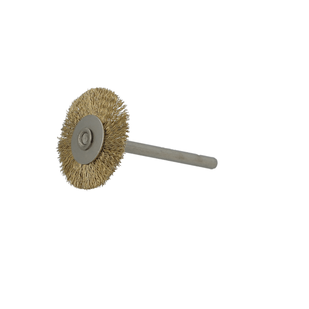 Norton Brass Crimped Wire Shank Wheel Brush