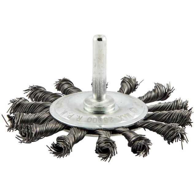 Norton Carbon Steel Standard Twist Knot Wire Shank Wheel Brush