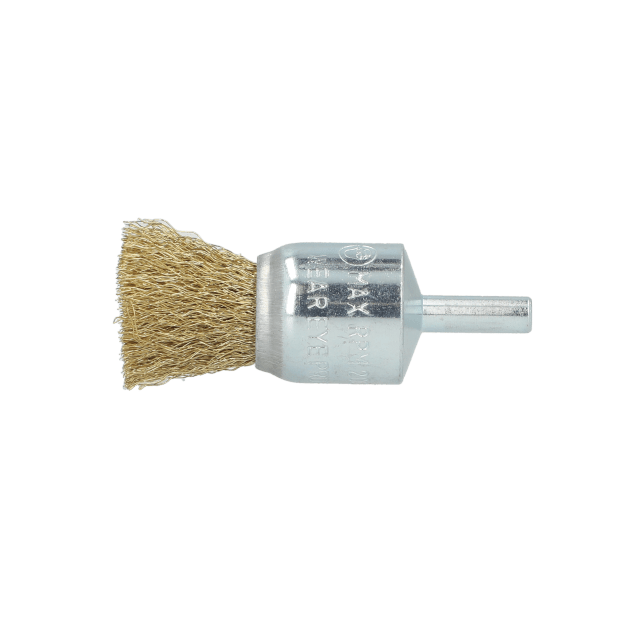 Norton Brass Crimped Wire Shank End Brush
