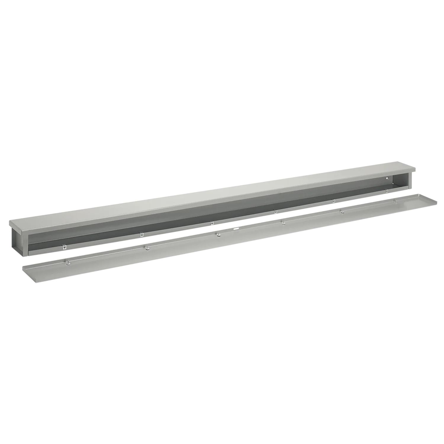 nVent Hoffman Wiring Trough NEMA Type 3R, 10.00x10.00x36.00, Gray, Steel