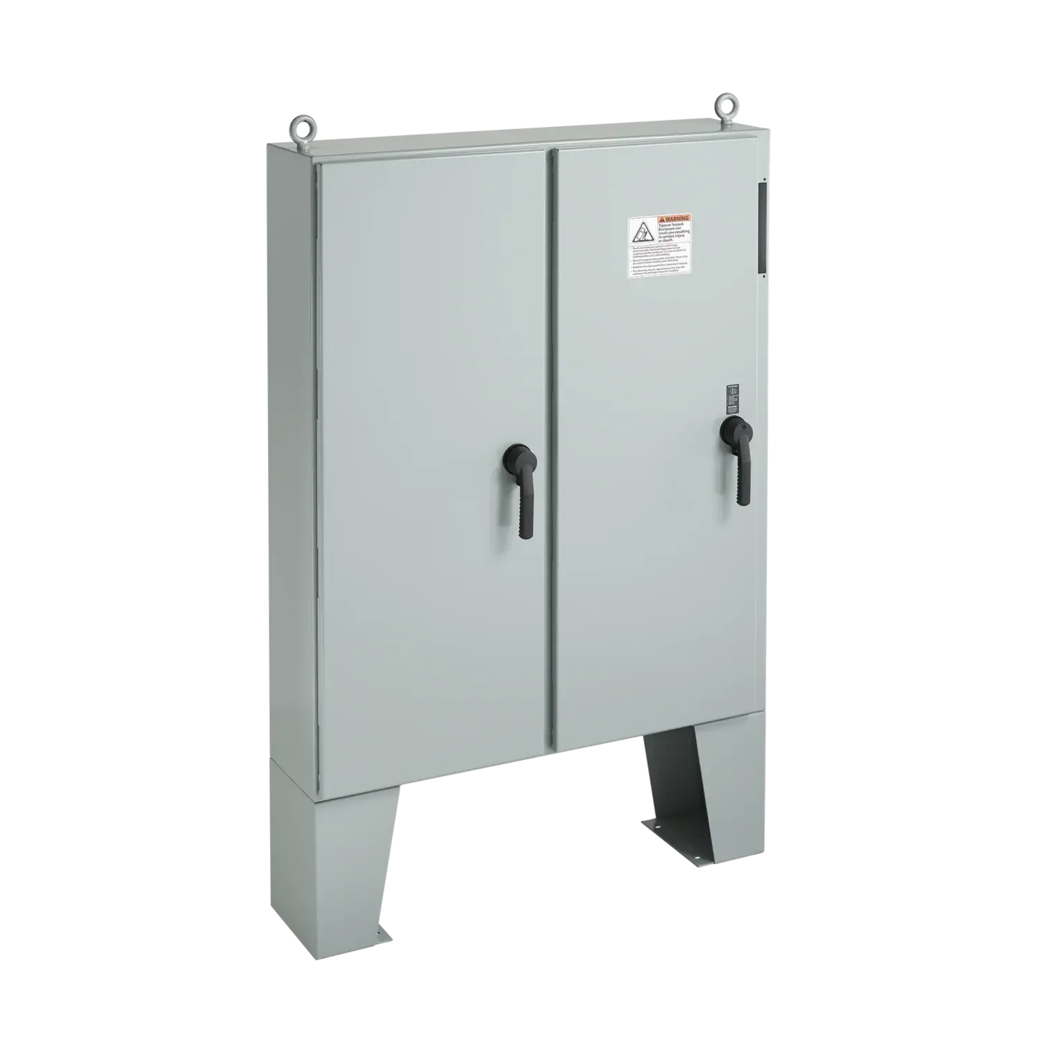 nVent Floorstand Disconnect 2Dr Gray Inside Type 12, 60.12x60.50x12.12, Gray, Steel