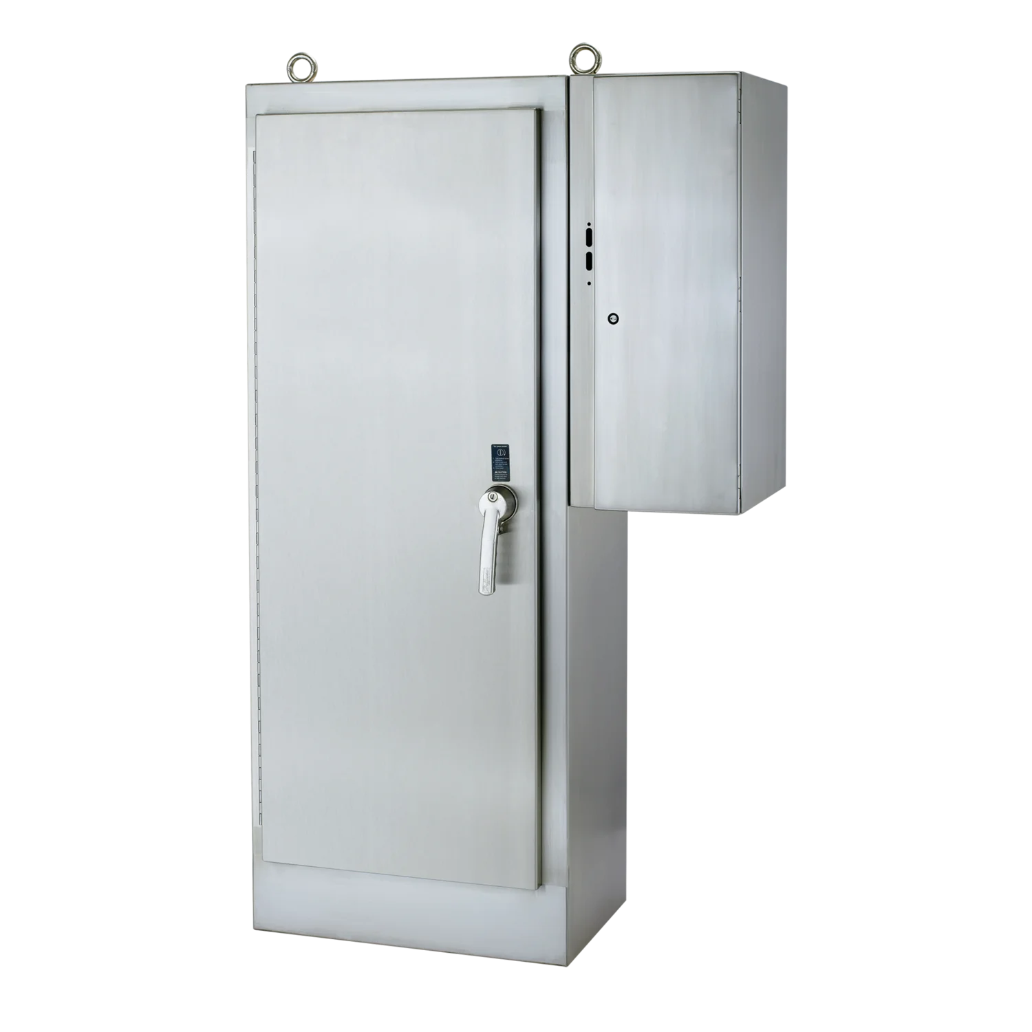 nVent Hoffman Sequestr External Disconnect Package 2-Door Type 4X, 84x78x24, Brushed, SS304
