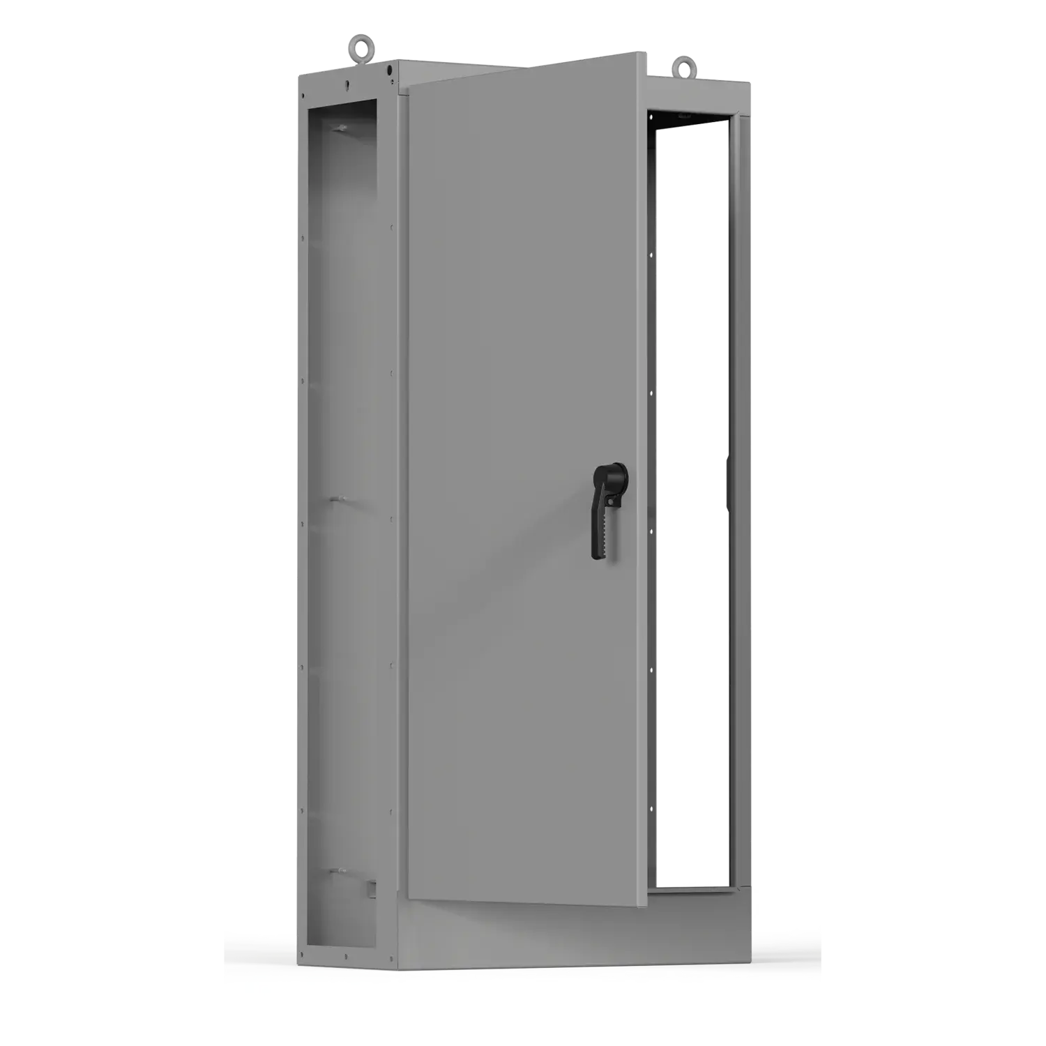 nVent Universal Free-Stand Both Sides Open, 84.13x39.76x18.11, Gray, Steel