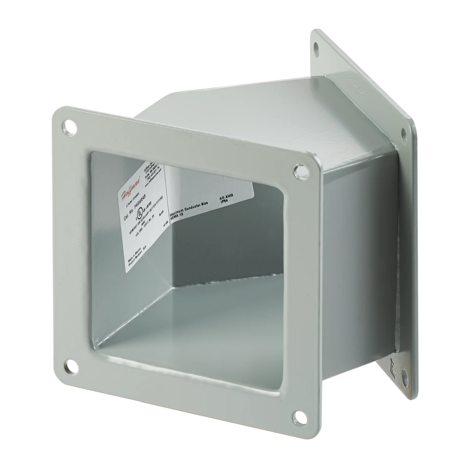 Elbow 45-Degree Feed-Through, 2.50x2.50, Gray, Steel