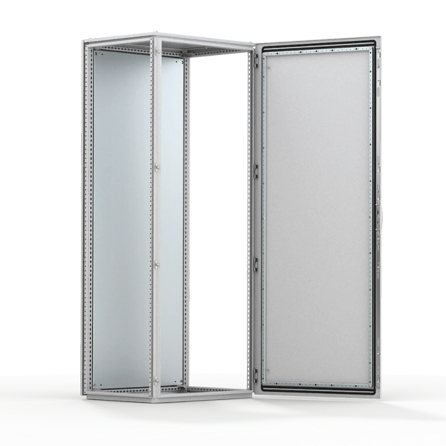 nVent Hoffman Modular Single Door, with Plate, 2000x600x600mm, RAL7035, Mild Steel