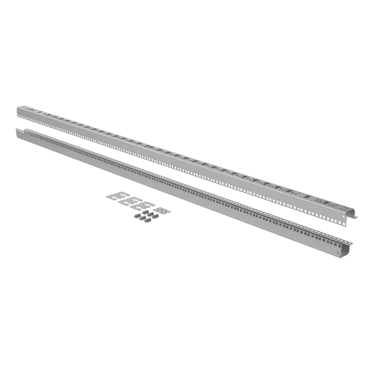 nVent Hoffman ProLine G2 19-Inch Rack Angles, Sq Hole, 1000mm, Conductive, Steel