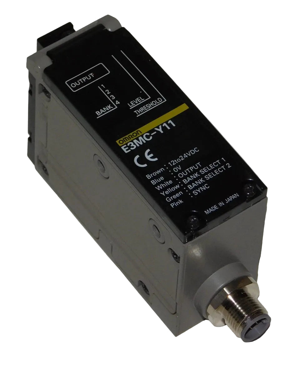 Omron E3MC-Y11 | Omron E3MC Color Photoelectric Sensor Amplifier NPN 12–24VDC