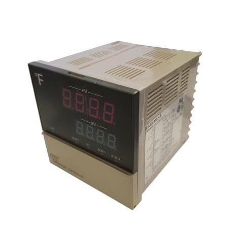 Omron E5AX-A02-F | Omron E5AX 1/4 DIN Temperature Controller 100–240V AC RS-422