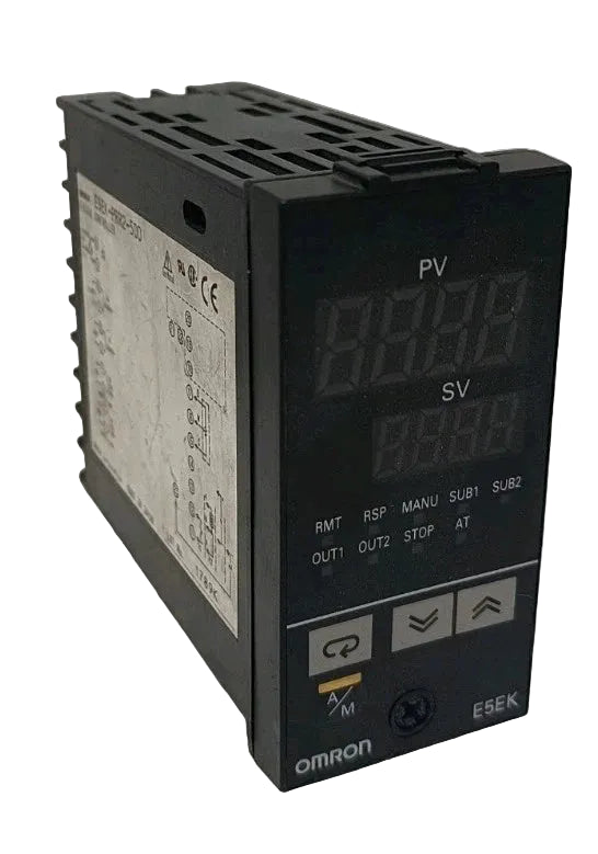 Omron E5EK-PRR2-500 | Omron Digital Temperature Controller, 100–240 VAC, Position-Proportional