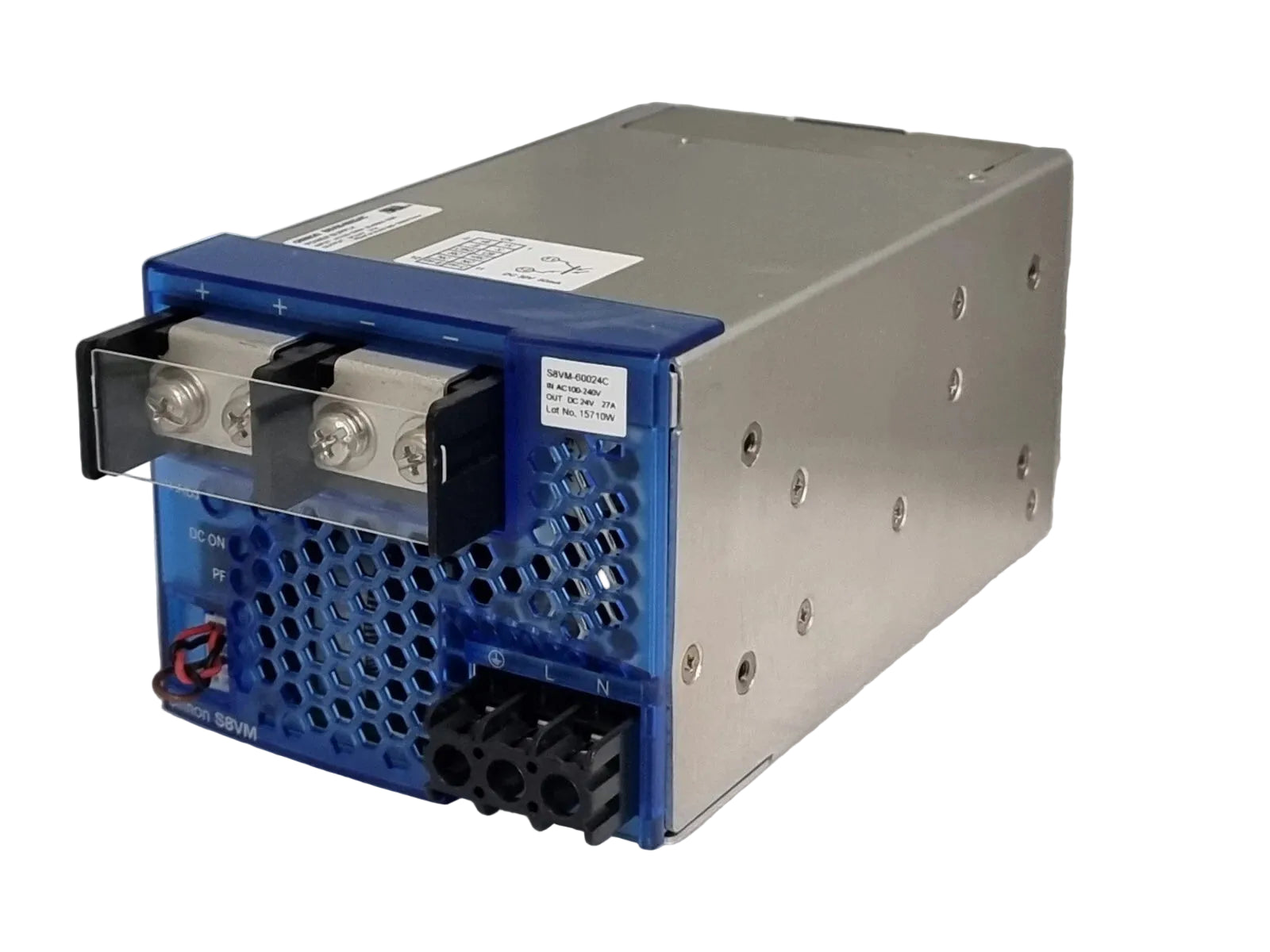 Omron S8VM-60024C | Omron S8VM Series 24VDC 27A DIN Rail Power Supply