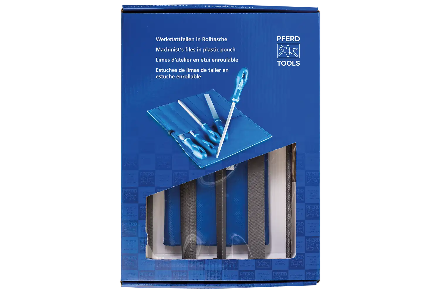 File Set - Hand, Three Square, Square, Tapered Half Round, Round 10″ Second Cut: 542 WRU 250