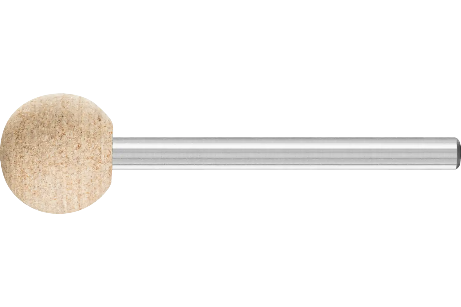 PFERD Poliflex® Mounted Point, Leather Bond, B122 Shape, 120 Grit, 1/4″ Shank: PF KU 10 3,1 AW 120 LR