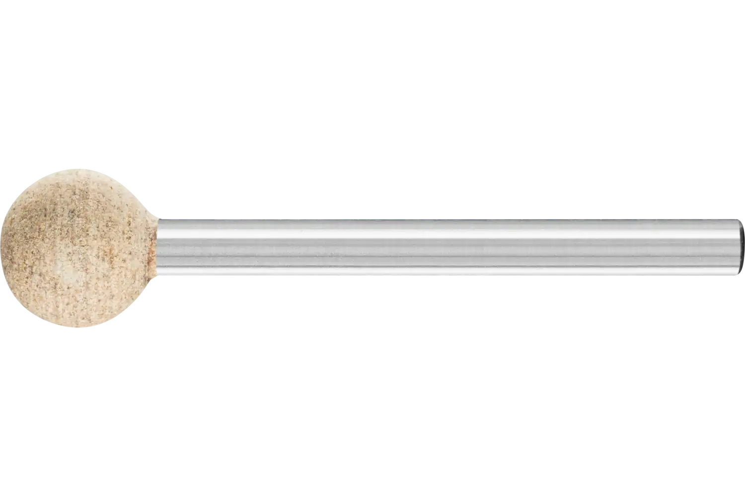 PFERD Poliflex® Mounted Point, Leather Bond, B125 Shape, 120 Grit, 1/8″ Shank: PF KU 08 3,1 AW 120 LR