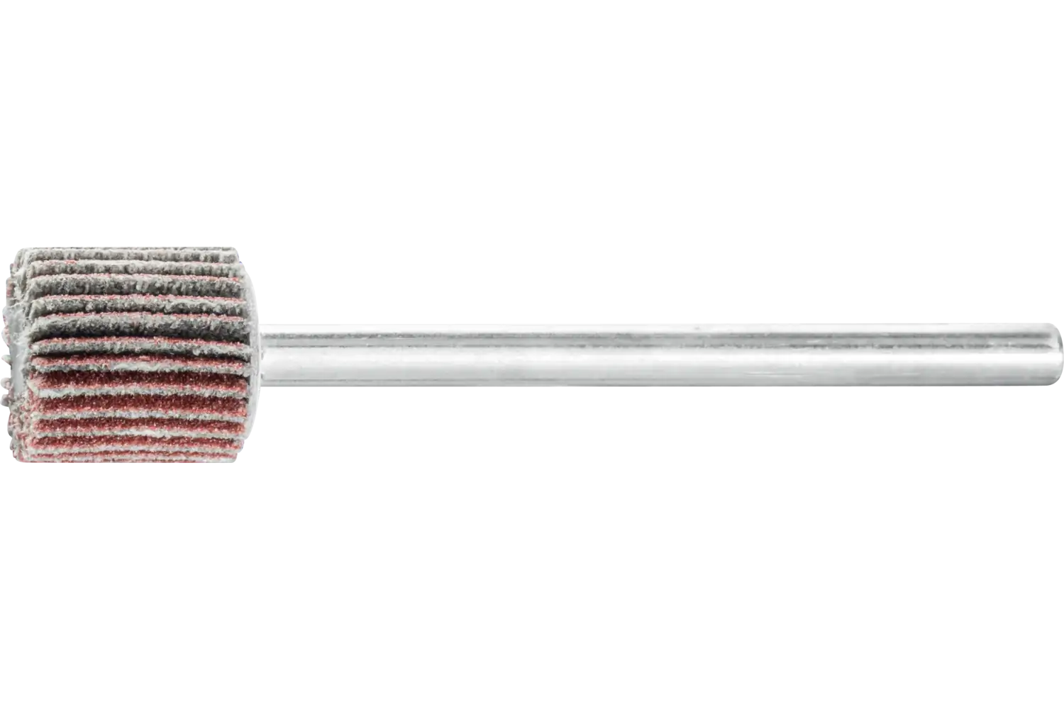 PFERD Mounted Flap Wheel, 3/8″ x 3/8, 180 Grit, 1/8″ Shank, Aluminum oxide: F 1010/ 3,18 A 180