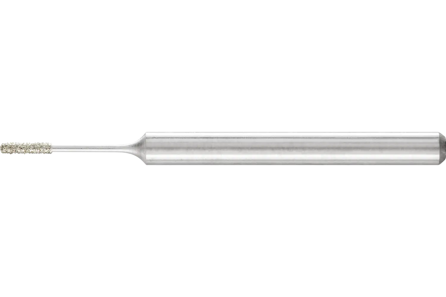 PFERD Diamond Mounted Point, 1/32″ x 5/32″, Grit D126, 1/8″ shank: DZY-A 1.0-4/3.17 D126