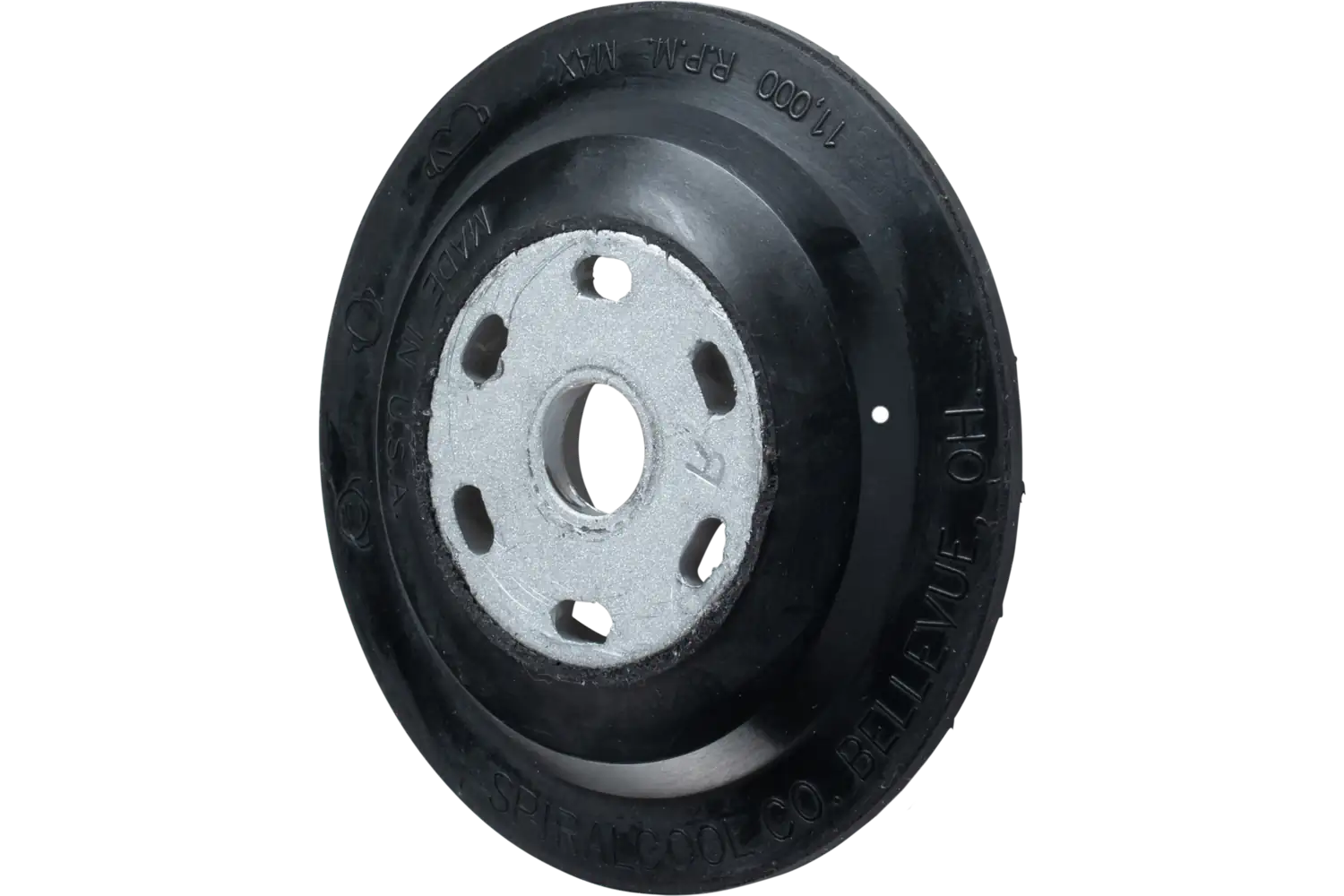 PFERD Fiber Disc Backing Pad, Ribbed, Regular Density, 4-1/2″ Dia, 5/8-11 Clamping Nut: Back Pad Ribs 4-1/2x5/8-11 Reg