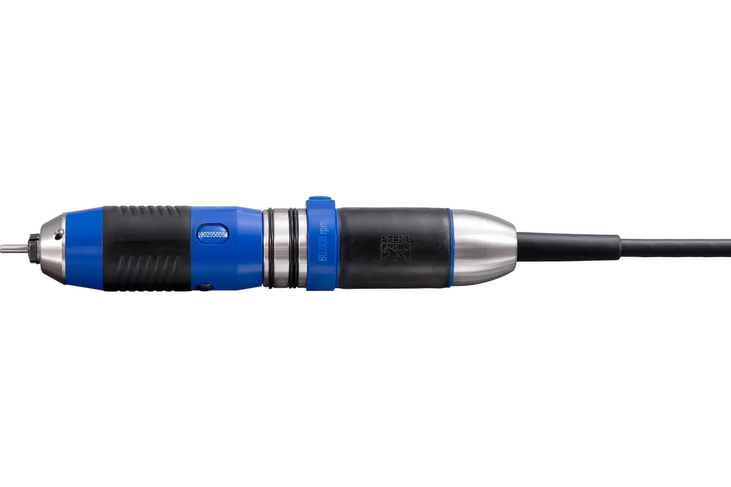 PFERD Straight handpiece MIM HAS 3/600 S1/8" 60,000-1,000 RPM/0.24 HP: MIM HAS 3/600 S1/8"