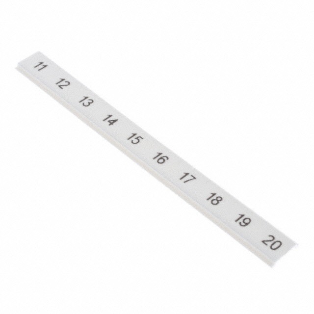 Phoenix Contact 0808749:0011 — Connector Label, Snap In For 6.2mm Wide Terminal Blocks