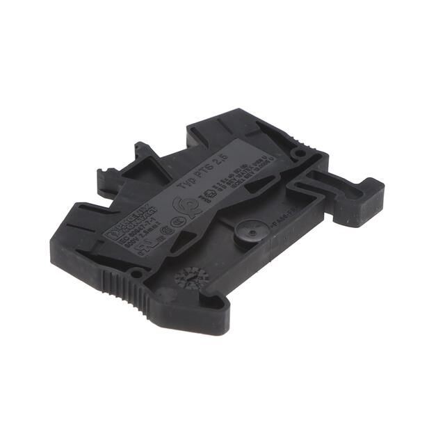 Phoenix Contact 1037082 — Terminal Block Connector 2 Position Feed Through Black 12-26 AWG