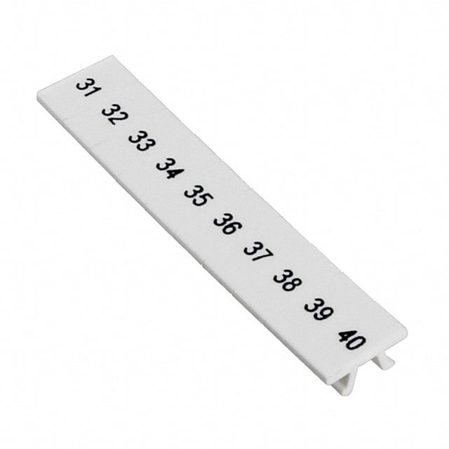 Phoenix Contact 1050017:0031 — Connector Label, Snap In For CLIPLINE ST and UT Series