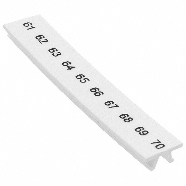Phoenix Contact 1050017:0061 — Connector Label, Snap In For CLIPLINE ST and UT Series