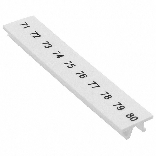 Phoenix Contact 1050017:0071 — Connector Label, Snap In For CLIPLINE ST and UT Series