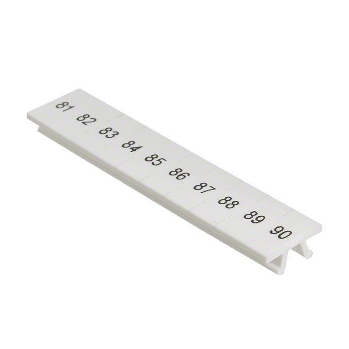 Phoenix Contact 1050017:0081 — Connector Label, Snap In For CLIPLINE ST and UT Series