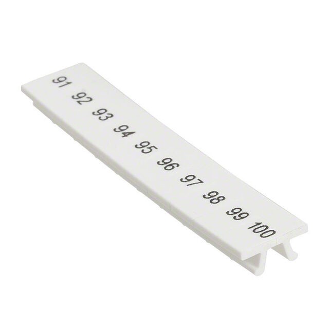 Phoenix Contact 1050017:0091 — Connector Label, Snap In For CLIPLINE ST and UT Series