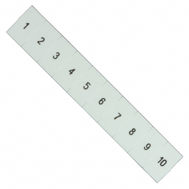 Phoenix Contact 1051016:0001 — Connector Label, Snap In For CLIPLINE ST, UT and TRABTECH TT Series