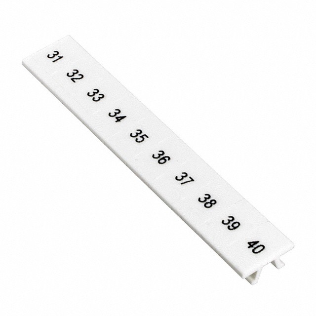 Phoenix Contact 1051016:0031 — Connector Label, Snap In For CLIPLINE ST, UT and TRABTECH TT Series