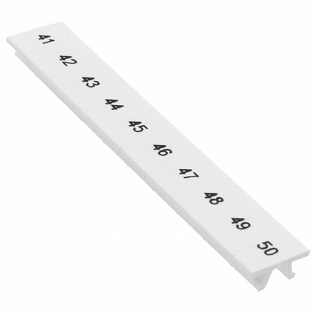 Phoenix Contact 1051016:0041 — Connector Label, Snap In For CLIPLINE ST, UT and TRABTECH TT Series