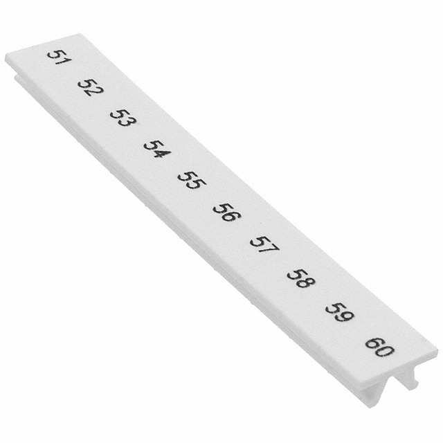 Phoenix Contact 1051016:0051 — Connector Label, Snap In For CLIPLINE ST, UT and TRABTECH TT Series