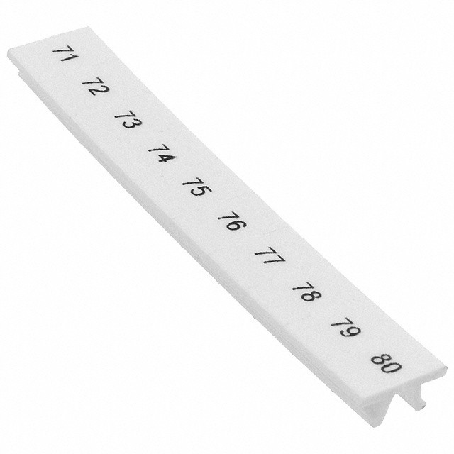 Phoenix Contact 1051016:0071 — Connector Label, Snap In For CLIPLINE ST, UT and TRABTECH TT Series