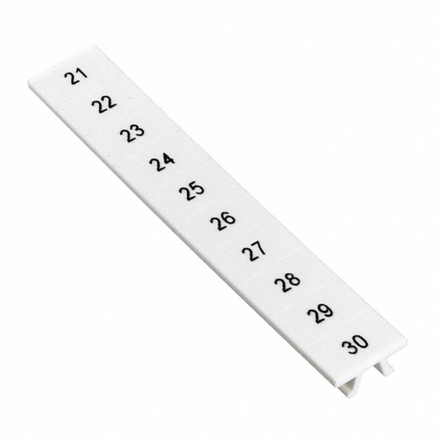 Phoenix Contact 1051029:0021 — Connector Label, Snap In For 6.2mm Wide Terminal Blocks