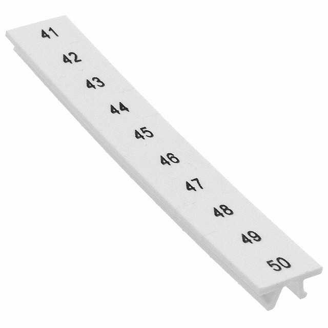 Phoenix Contact 1051029:0041 — Connector Label, Snap In For 6.2mm Wide Terminal Blocks