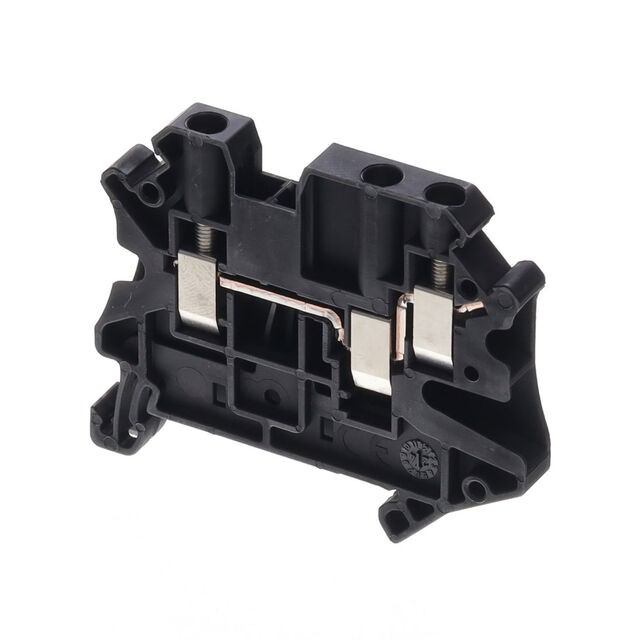 Phoenix Contact 1079167 — Terminal Block Connector 3 Position Feed Through Black 10-26 AWG