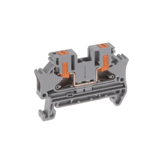 Phoenix Contact 1088728 — Terminal Block Connector 2 Position Feed Through Gray 10-26 AWG
