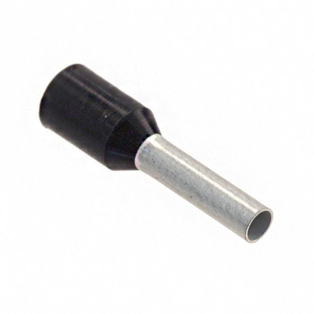 Phoenix Contact 1200107 — Black Wire Ferrule Connector DIN 16 AWG (1.50mm²) Single Wire