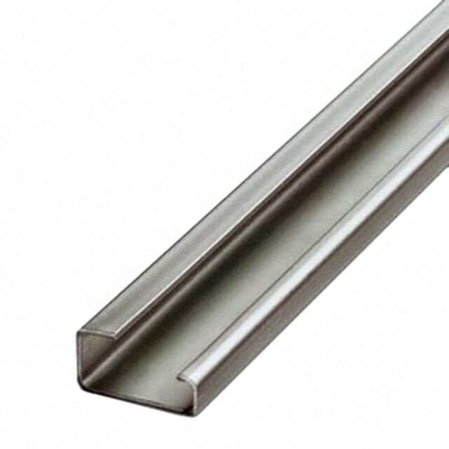 Phoenix Contact 1201015 — Din Rail G Section 1.260" W x 0.591" H (32.00mm x 15.00mm) Unslotted Steel 78.740" (2000.00mm)
