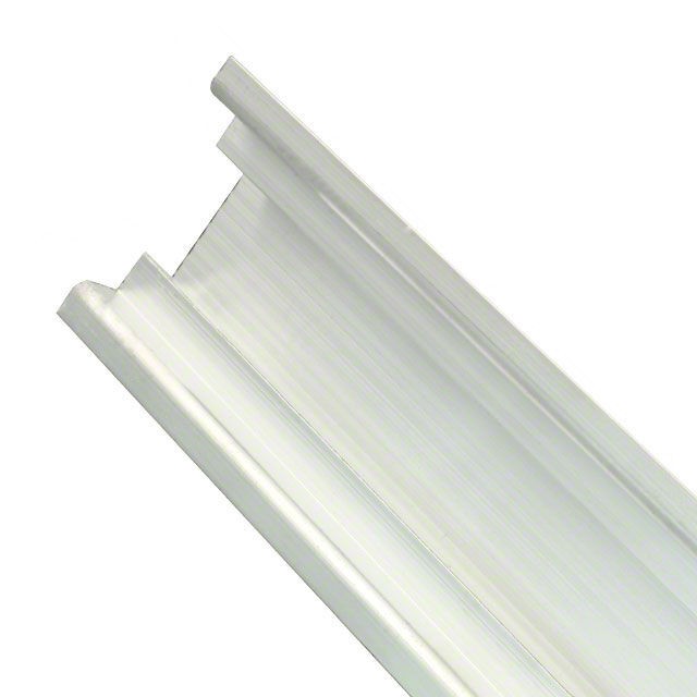 Phoenix Contact 1201756 — Din Rail Top Hat 1.378" W x 0.591" H (35.00mm x 15.00mm) Unslotted Aluminum 78.740" (2000.00mm)
