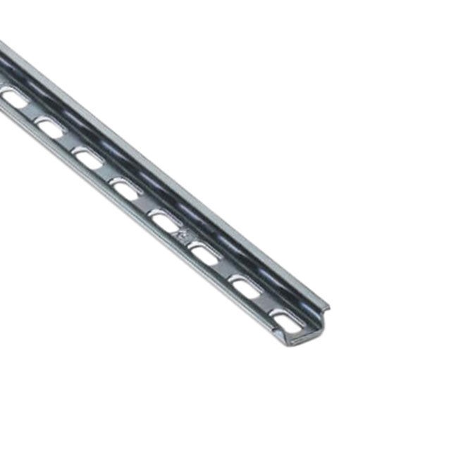 Phoenix Contact 1204096 — Din Rail Top Hat 0.591" W x 0.217" H (15.00mm x 5.50mm) Slotted Steel 78.740" (2000.00mm)