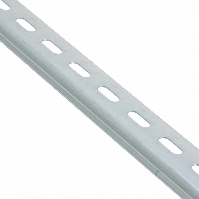 Phoenix Contact 1204119 — Din Rail Top Hat 1.378" W x 0.295" H (35.00mm x 7.50mm) Slotted Steel 78.740" (2000.00mm)