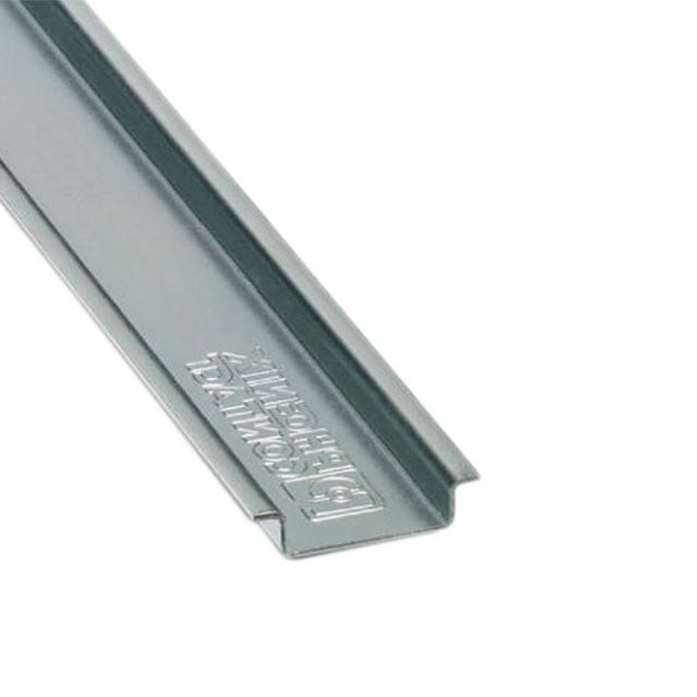Phoenix Contact 1204122 — Din Rail Top Hat 1.378" W x 0.295" H (35.00mm x 7.50mm) Unslotted Steel 78.740" (2000.00mm)