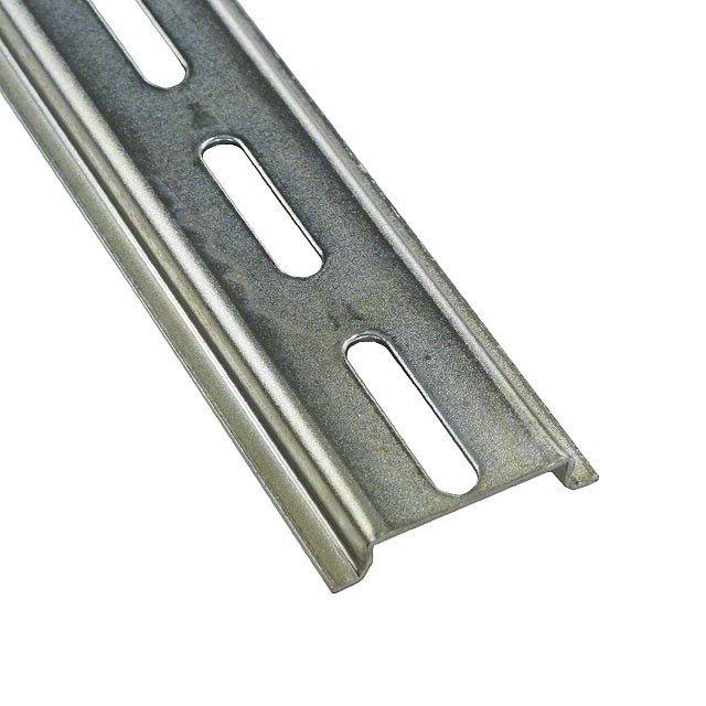 Phoenix Contact 1206418 — Din Rail Top Hat 1.378" W x 0.295" H (35.00mm x 7.50mm) Slotted Steel 78.740" (2000.00mm)