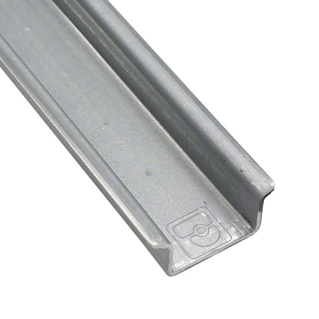 Phoenix Contact 1206586 — Din Rail Top Hat 1.378" W x 0.591" H (35.00mm x 15.00mm) Unslotted Steel 78.740" (2000.00mm)