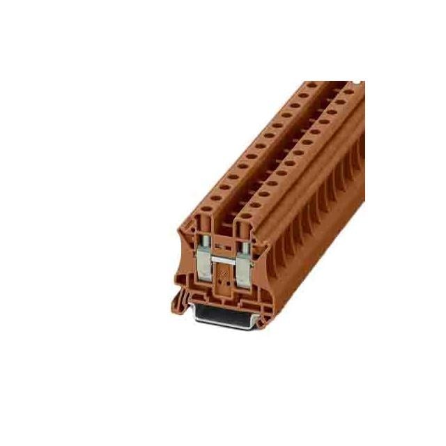 Phoenix Contact 1272440 — Terminal Block Connector 2 Position Feed Through Brown 6-20 AWG