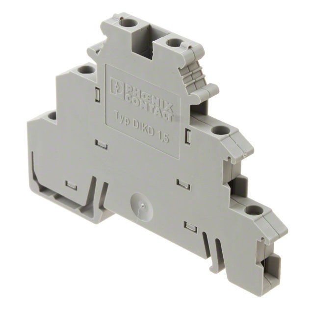 Phoenix Contact 2715979 — Terminal Block Connector 6 Position Feed Through Gray 14-30 AWG