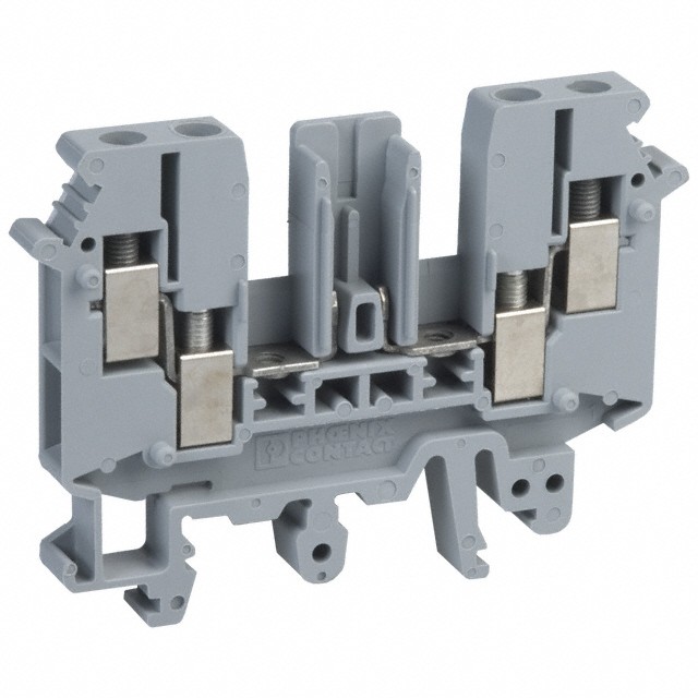 Phoenix Contact 2777014 — Terminal Block Connector 4 Position Disconnect Gray 12-30 AWG