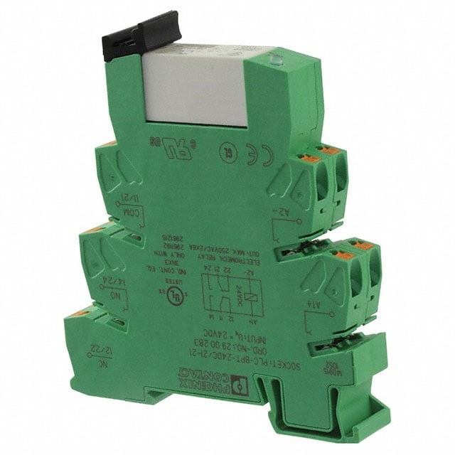 Phoenix Contact 2900330 — General Purpose Relay DPDT (2 Form C) 24VDC Coil DIN Rail