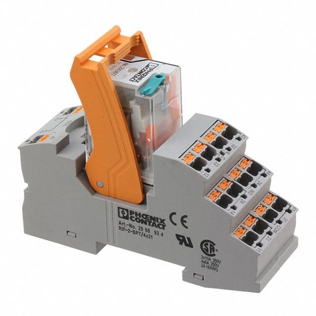 Phoenix Contact 2903308 — General Purpose Relay 4PDT (4 Form C) 24VDC Coil DIN Rail